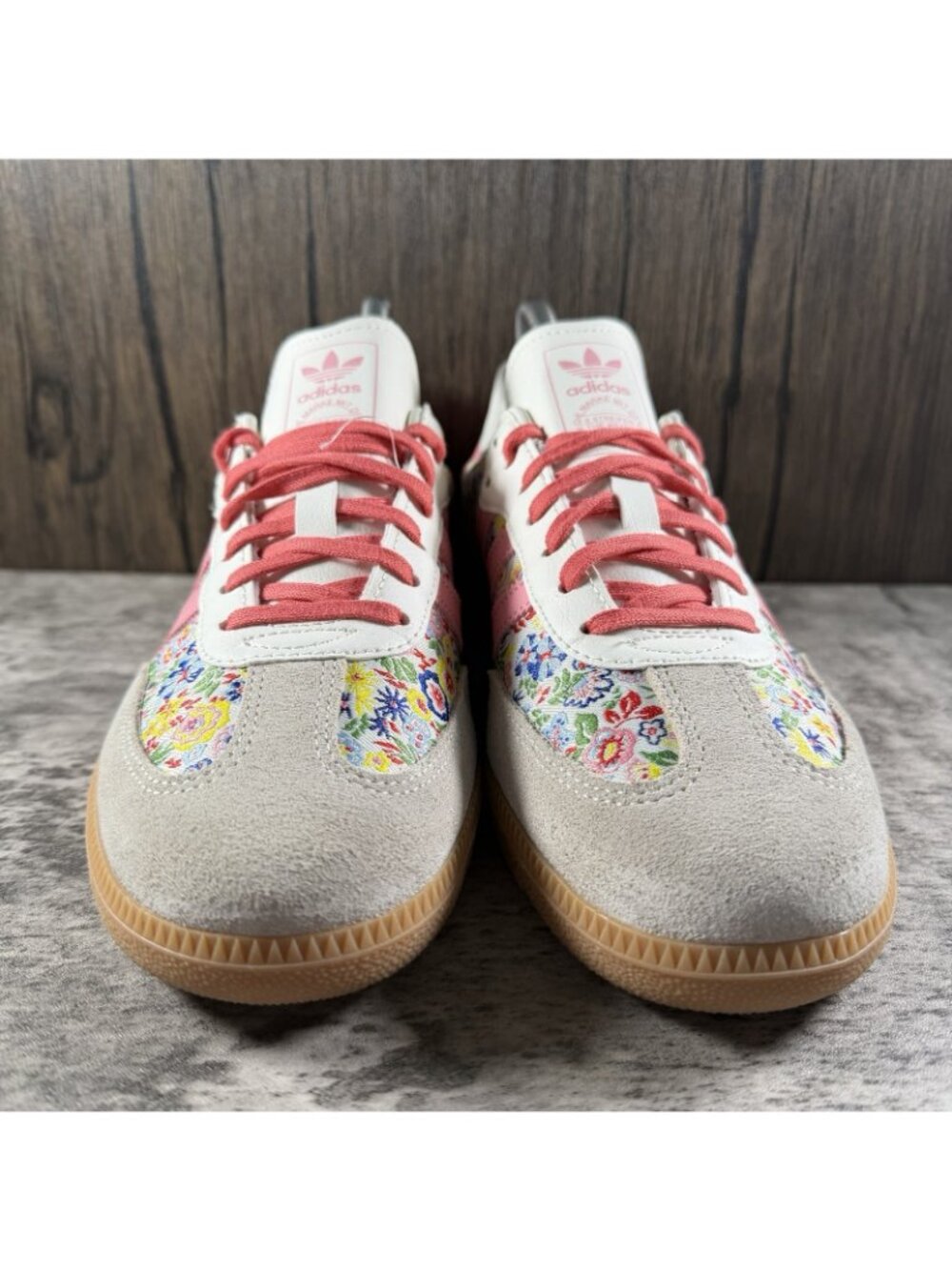 Adidas Samba X Liberty London Clear Pink Multiple Women Size 6 - Picture 5 of 10